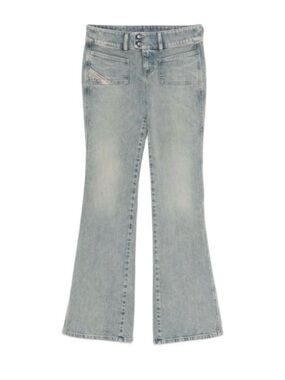 Diesel Women's D-Hush Light Blue Wash Boot Cut Jeans 28
